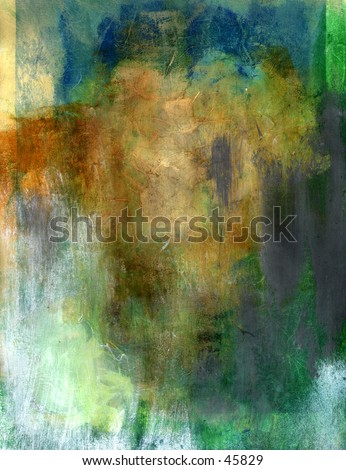 A mix media painting in earth tones. Works as for montage either as full color or reduced to grey scale. Can be cropped into blocks for design elements.