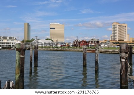 Atlantic City, New Jersey, June 24, 2015: Borgata hotel and casino, famous attraction for tourist in Atlantic City, New Jersey.