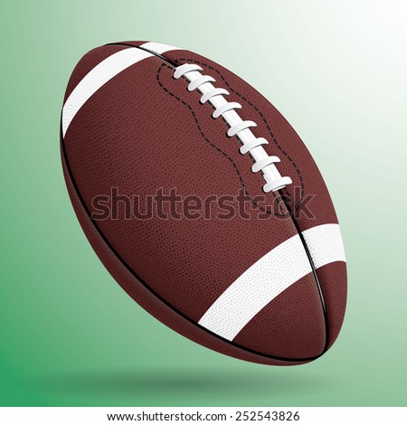 image of football ball.Transparency, blend, mash effects used. All elements are grouped. Intensity of shadows can be easily changed.