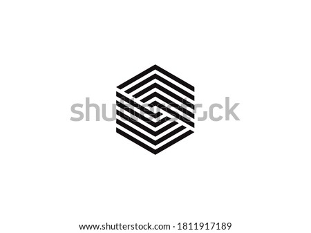 Good for logo hexagram vector. Hexagram vector template. Modern Design