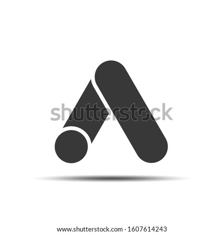 Letter A on a white background.