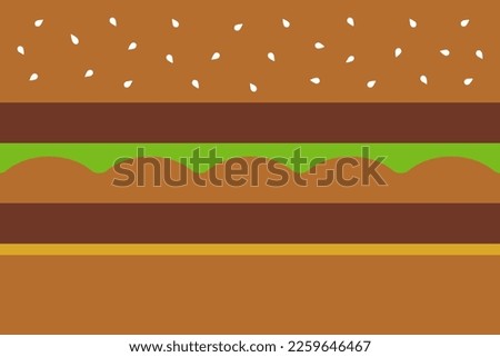 Colorful background with big mac, hamburgers , burger. Abstract texture template of big mac, hamburgers , burger. Fast food. Seamless linear pattern vector design.