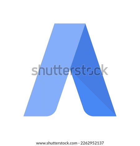 Google Adwords icon isolated on white background. Vector illustration.