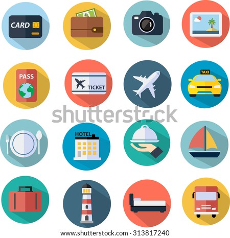 121 Free Travel Icons and Symbols Vector | Download Free Vector Art ...