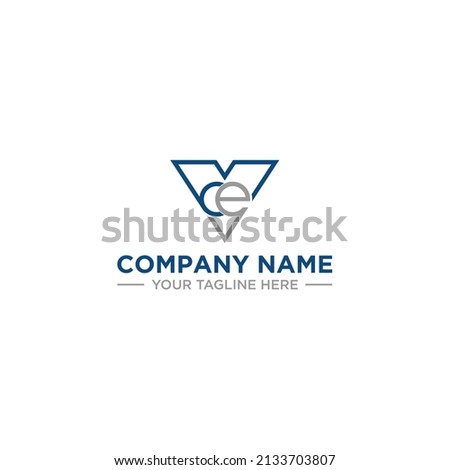 CVE, CEV, VEC Initial Logo Sign Design