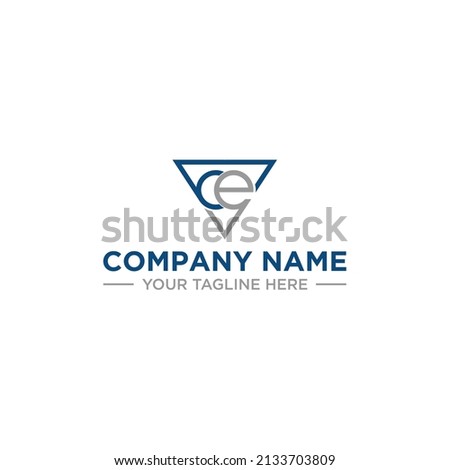 CVE, CEV, VEC Initial Logo Sign Design