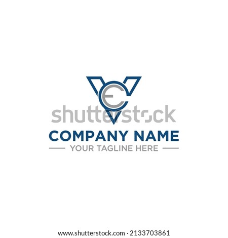 CVE, CEV, VEC Initial Logo Sign Design