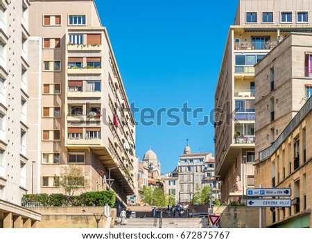 Similar – Image, Stock Photo Marseille / shop window, closed