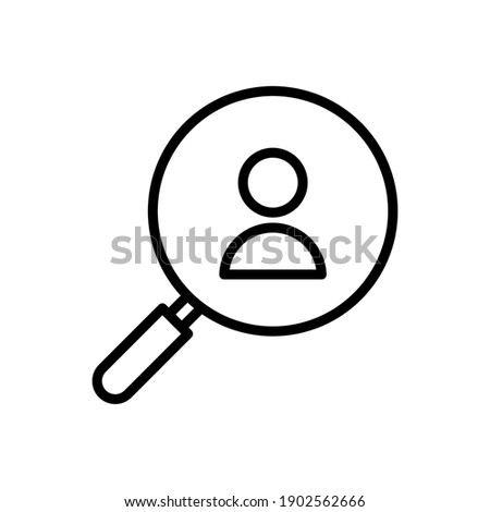 User search icon, Vector illustration eps.10