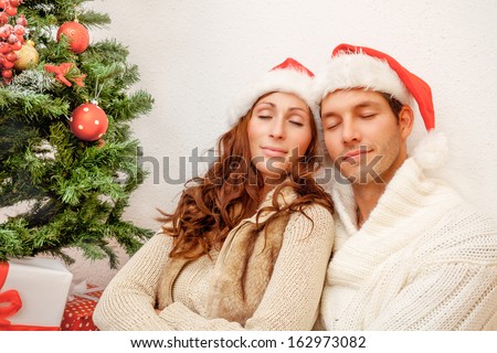 dreaming of santa clause at home
