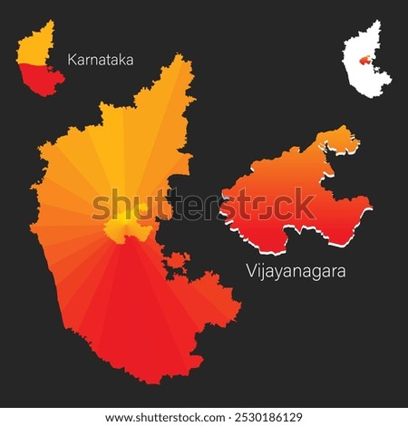 Kannada Rajyotsava or Karnataka Rajyotsava and Map of Vijayanagara district