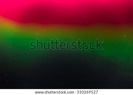 abstract night sky with stars aurora coloring background