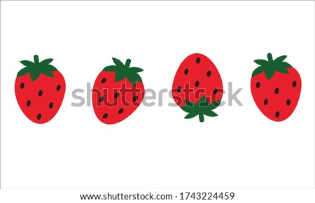 Strawberry Patterns, Red strawberry, Strawberry Backgrounds, Strawberry Love Cards Vector Stock Vector Illustration.