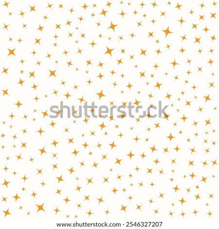 Yellow Twinkle shine Seamless pattern. Bling Spark background. Magic pattern. Abstract star texture