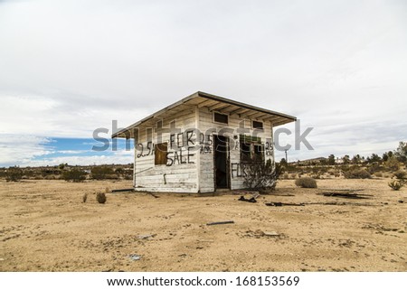 Rundown abandoned house for sale.