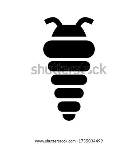 caterpillar  icon or logo isolated sign symbol vector illustration - high quality black style vector icons
