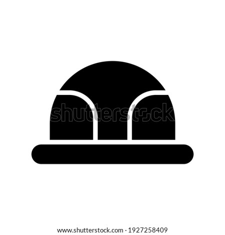 hard hat icon or logo isolated sign symbol vector illustration - high quality black style vector icons
