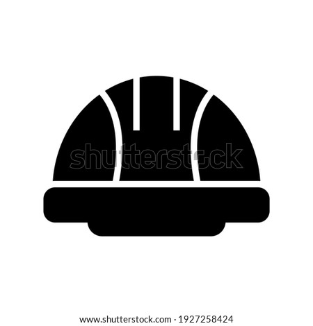 hard hat icon or logo isolated sign symbol vector illustration - high quality black style vector icons
