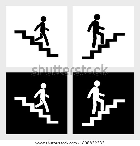 go up and down stairs icon
