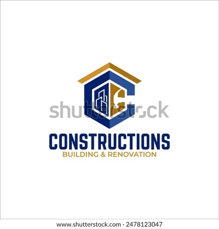 Illustration graphic vector of building construction and renovation logo design