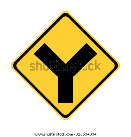 U.S. Y Intersection Sign