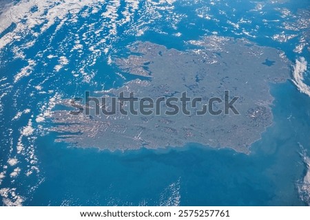 Similar – Image, Stock Photo raging sea with foam formation in the Atlantic Ocean