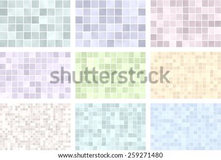 Seamless tiles pattern background texture. Bathroom floor and wall.