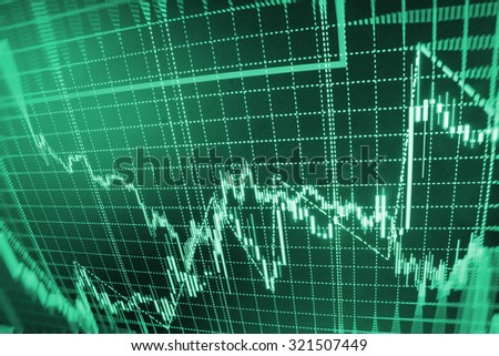 Stock exchange graph screen bar earnings trading market economy risk nasdaq corporate wall balance accounting growth data illustration figures digital statistics concept screen monitor progress