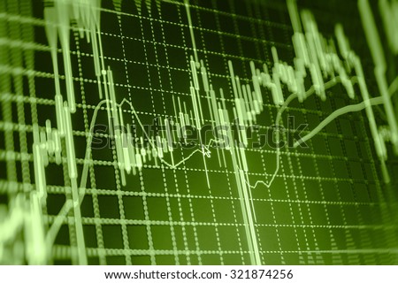 Stock exchange graph screen money corporate trade board monitor share nasdaq ticker exchange wealth computer commerce research analysis wall screen report interest illustration economy