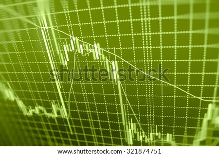 Stock exchange graph screen funds diagram display commerce analysis ticker blue trade data risk graphic wealth stock wall success technology increase board global loss plan finance background market