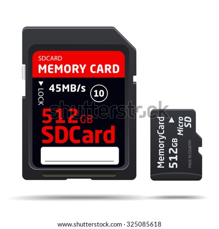 Micro SD memory card