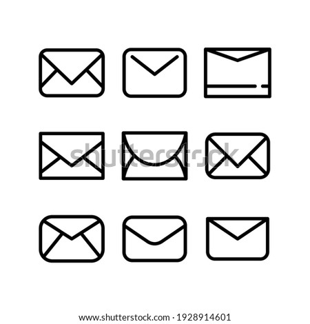 envelope icon or logo isolated sign symbol vector illustration - Collection of high quality black style vector icons
