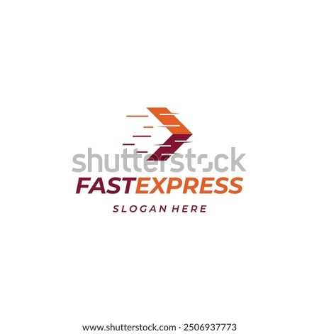 Logistic company vector logo. Arrow icon. Delivery icon. Fast Delivery service logo