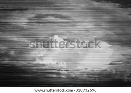 blur white and black cloud with fiber glass background ,black and white tone