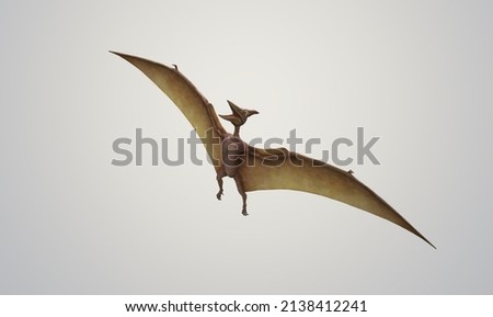 pterodactyl 3D illustration.realistic pterodactyl. flying pterodactyl prehistoric dangerous creature of the Jurassic period.
 Photo stock © 