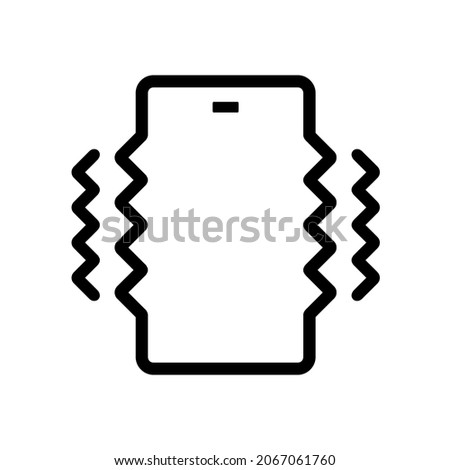 Smartphone vibration icon. Phone vibrating symbol. Illustration vector