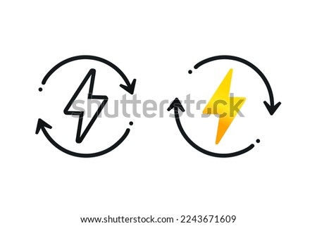 Renewable energy electric. Illustration vector