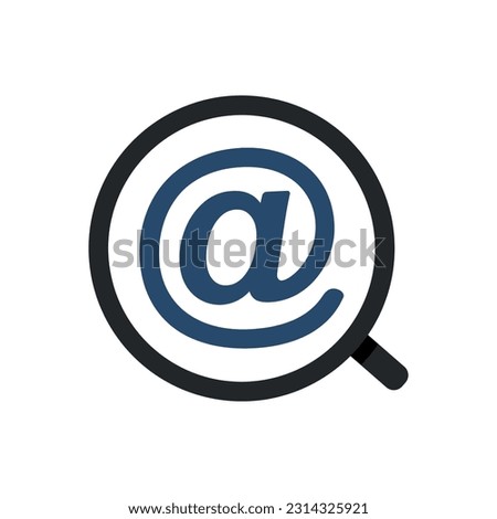 Search address icon. Illustration vector