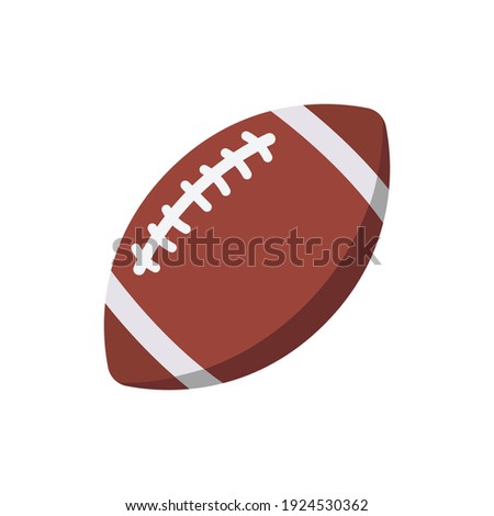 american footbal icon of color style design vector template