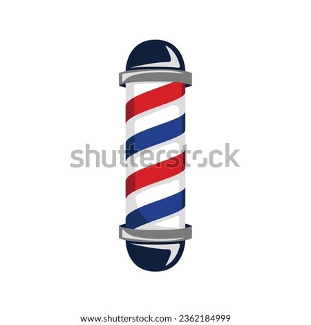 barber pole icon of color design vector template