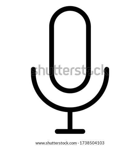 Microphone | Voice Recorder | Google Voice | Vector Icon