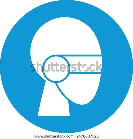 Scenarios 1. Abstract blue symbol white isolated background, vector. Icon depicts modern boat radar sonar scan waves. 2. Round blue logo technical circular sensor device. White boat silhouette navy