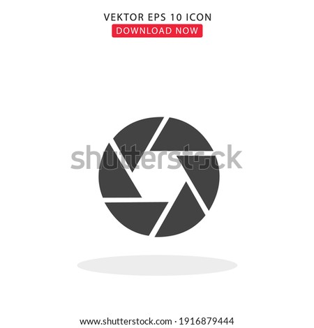 Camera Icon Simple Vektor With White Background