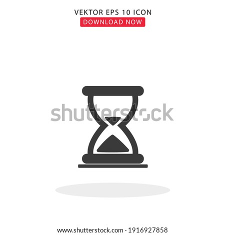 Send Time simple vektor with white background