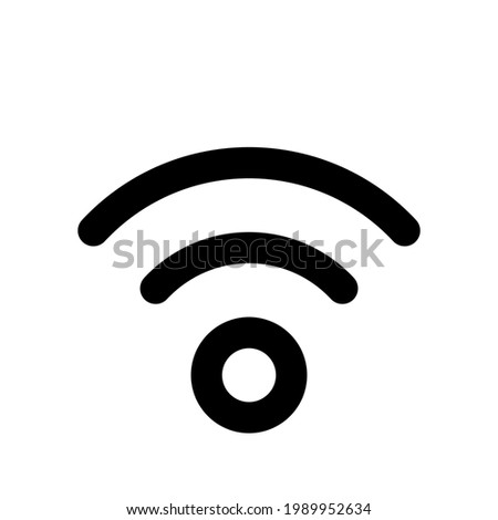 icon wifi signal wifi three bars signal wireless internet hotspot 
