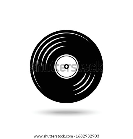 gramophone Record. Vinyl Record Vector illustration