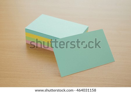 Free Photos Blank Color Business Cards On A Desk Avopixcom