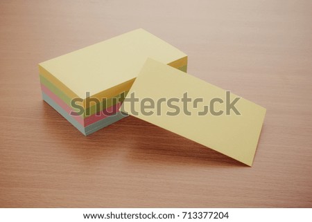 Free Photos Blank Color Business Cards On A Desk Avopixcom