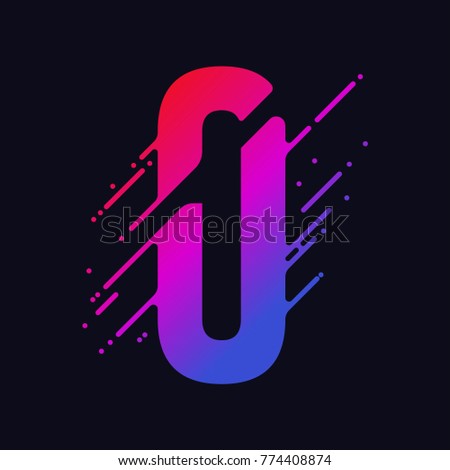 Number 0 with liquid splash and drops, abstract colorful digits, ink mathematic symbol, stylized numeral, dynamic paint trail font. Vector