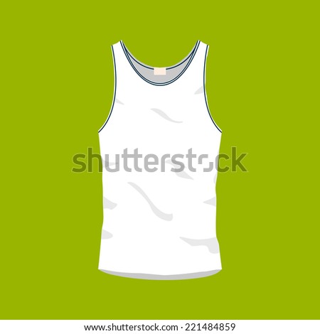 illustration of  fitness t-shirt in design with shadow